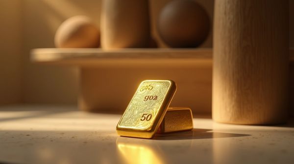 Lingot d'or 50g : le format qui monte